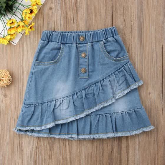 jeans skirts for kids