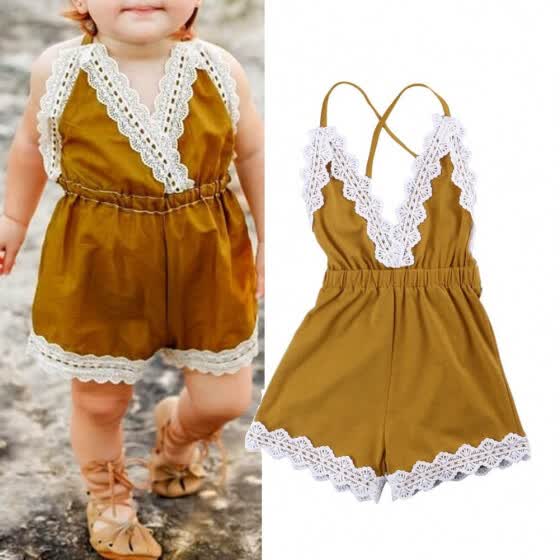 baby girl one piece romper