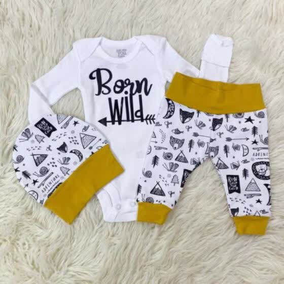 animal print baby boy clothing