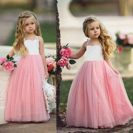 Princess Wedding Party Prom Birthday Dress Skirt Tutu Dresses for Baby Girl 1-7Y