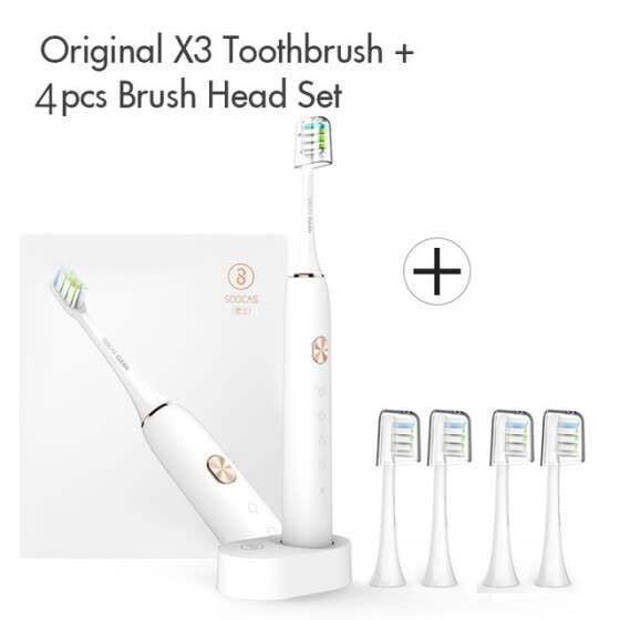 Xiaomi Mijia Toothbrush Soocare X3 Soocas Upgraded Electric Sonic Smart Clean Bluetooth Waterproof Wireless Charge Mi Home APP