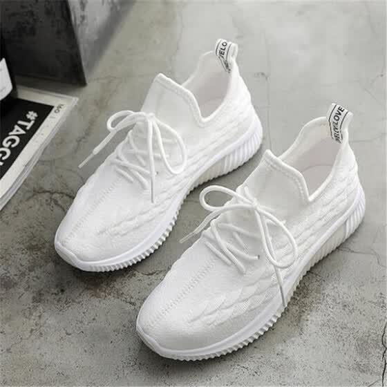 white mesh trainers womens