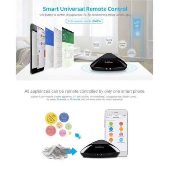 Shop Broadlink Rm Pro Smart Wireless Rf Wifi Ir Remote Control Switch Automation Ios Online From Best Electronics And Communications On Jd Com Global Site Joybuy Com