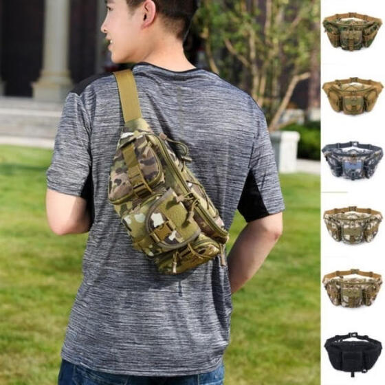 Outdoor Men Women Waist Fanny Pack Hip Bum Tactical Military Travel Running Bag