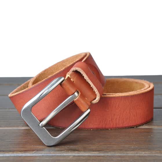 New Belt Men S Leather First Layer Copper New Belt Men S Leather First Layer Copper