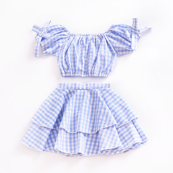 kids crop top set