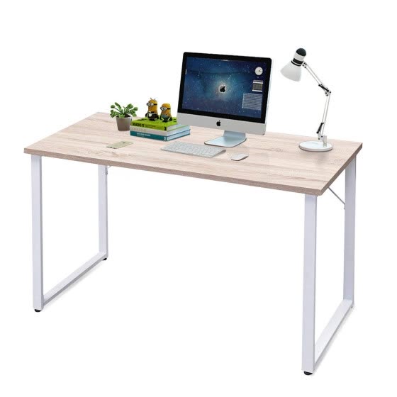 Shop Simplistic Durable Wood Writing Computer Desk Natural Online