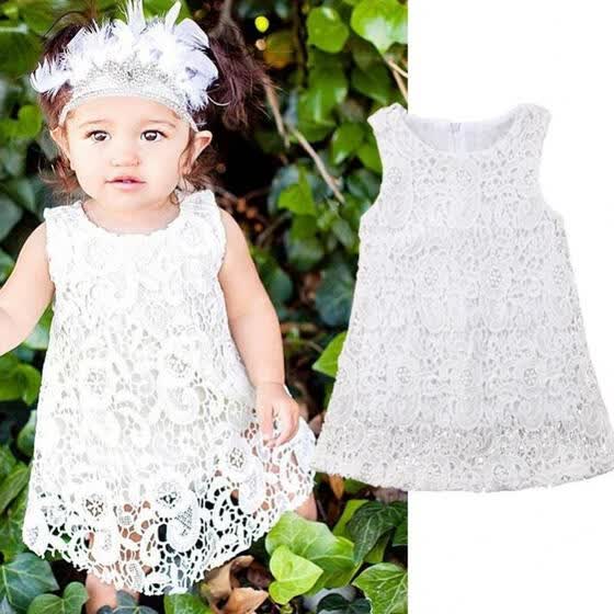 toddler white sundress