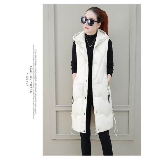 long hooded vest