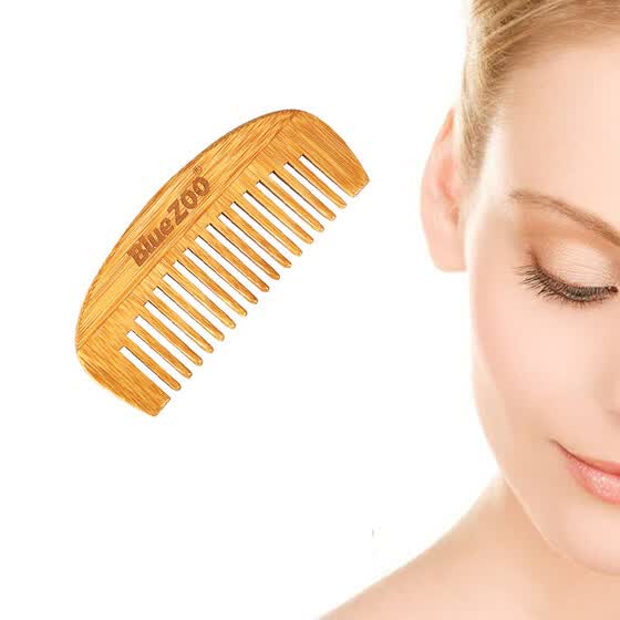 Shop Follure 1pc Natural Bamboo Comb Massage Hair Healthy Care