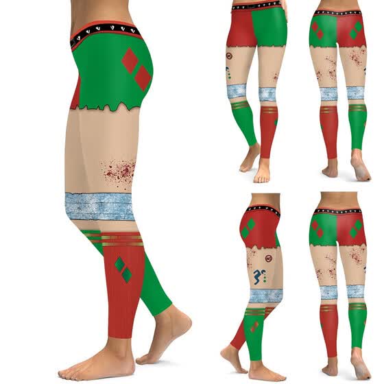 christmas running tights
