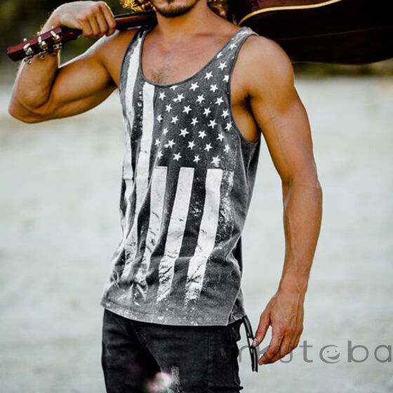 Hong Kong Flag Country Chest Tank Top Shirt