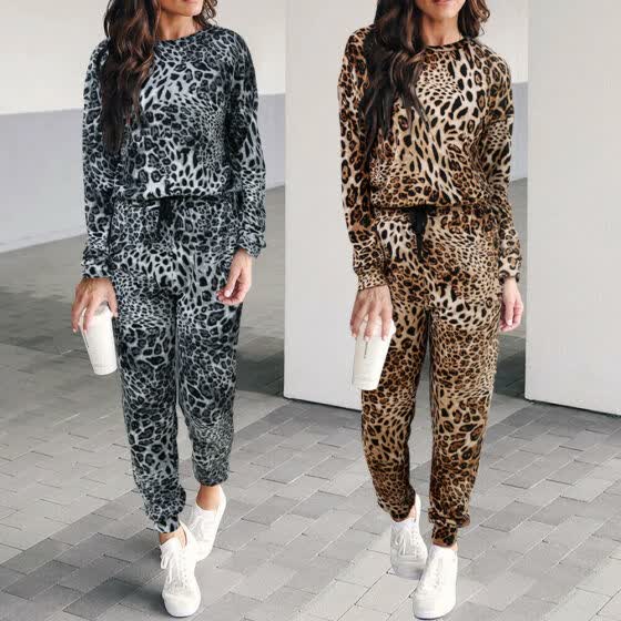 animal print tracksuit