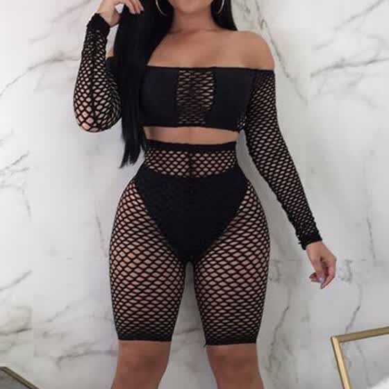 fishnet bathing suit cover