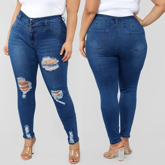 jeans without zipper and button