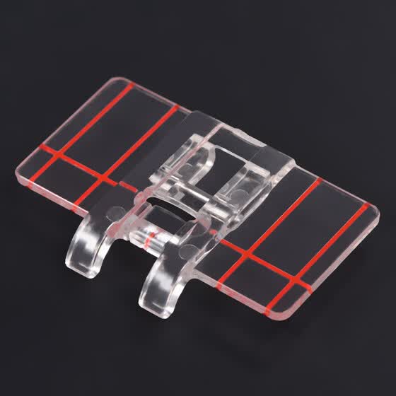 Clear Plastic Parallel Stitch Foot Presser For Brother Domestic Sewing Machine