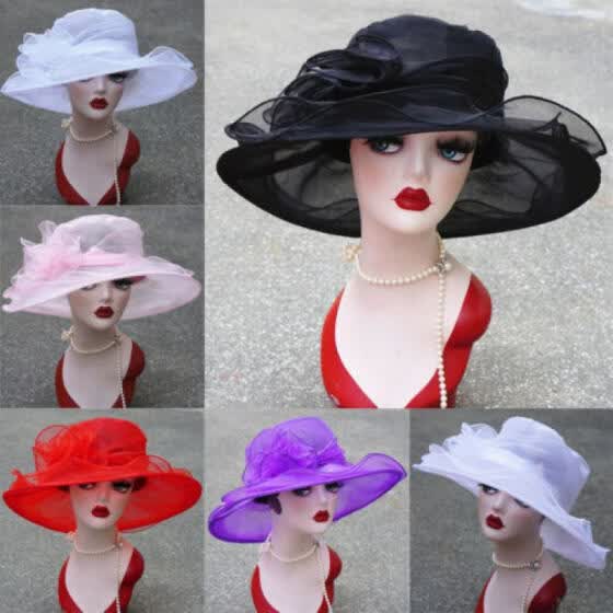 organza hats