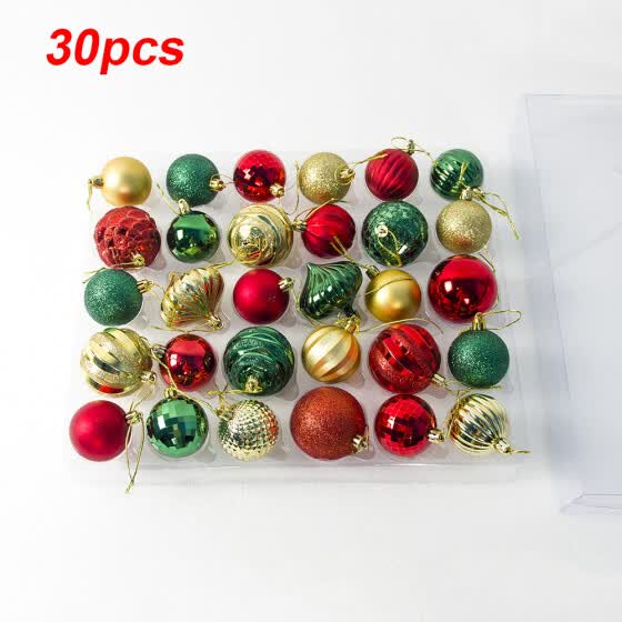 Shop 30pcs Christmas Tree Balls Decoration Hanging Ornaments Home