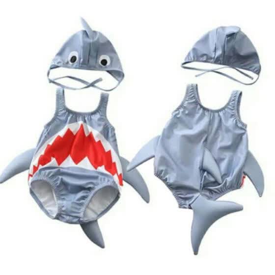 shark baby swimsuit