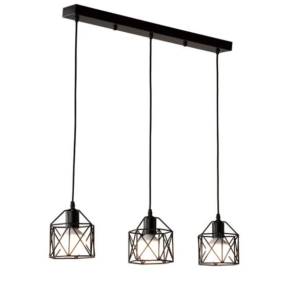 Industrial Black Pendant Lights Living Room Lamp 3