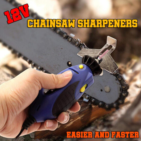 12V Chainsaw Sharpener Chain Saw Grinder Electric Grinder File Sharpening Tool
