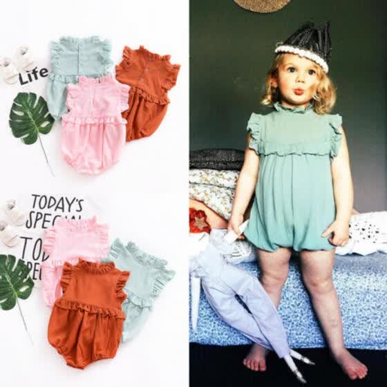 ruffle romper womens