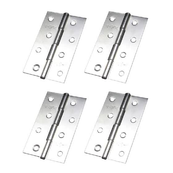 Shop 4pcs Stainless Steel Folding Butt Hinges Back Flap Hinge Home