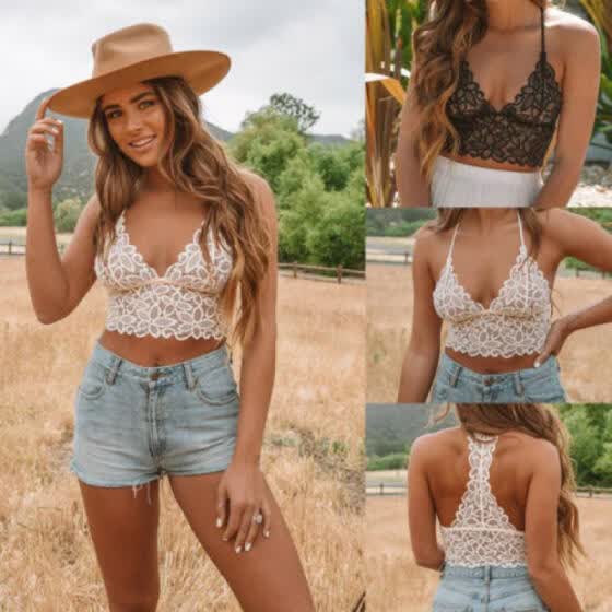 lace bralette tank top