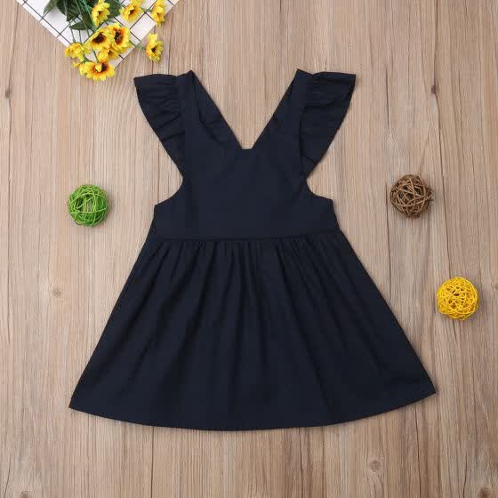 black overall dress kids