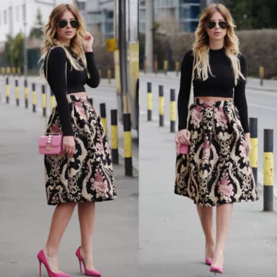 midi skater skirt for wedding