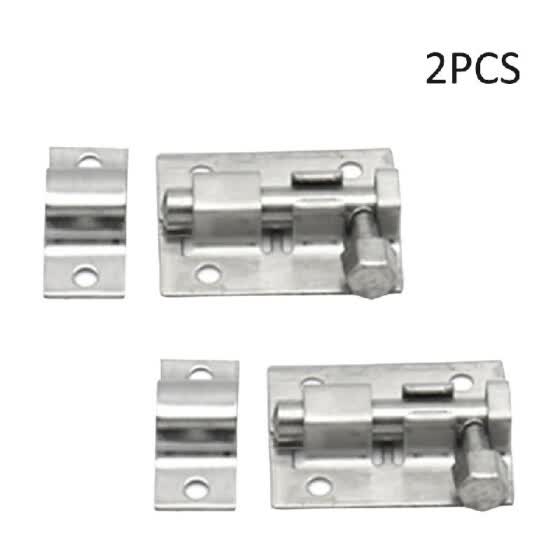 Shop 2pcs 1 5 Inch Stainless Steel Slide Latch Lock Barrel Bolt