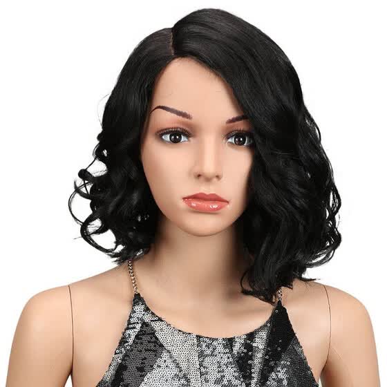 Shop Noble Hair 12 Inches Black Ombre Pink Fashion Style Loose