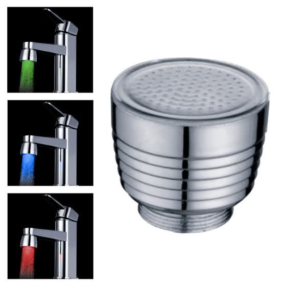 Shop Temperature Sensor Led Light Water Faucet Spraying Tap Glow