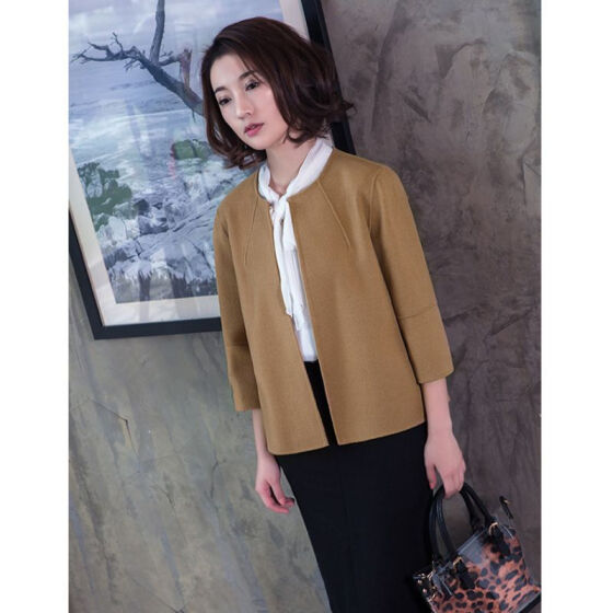 Womens Cardigan cotton Long Sleeve Loose Coat jacket solid basic outwear tops