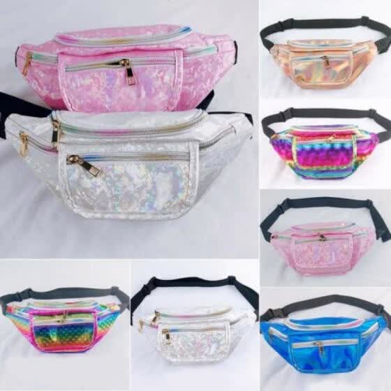 glitter waist bag