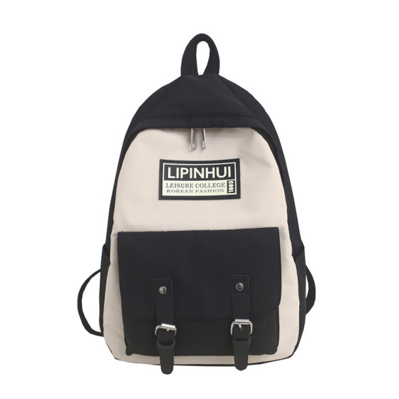 PU Leather KoreanBackpack Youth Junior High School Backpack Travel Bags