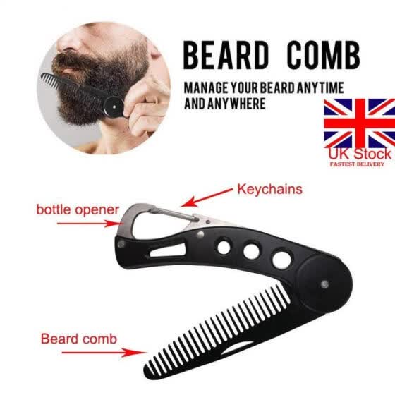 mens steel comb