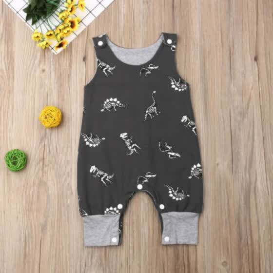 baby boy dinosaur romper