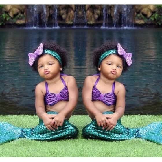 little girl mermaid tail swimsuit