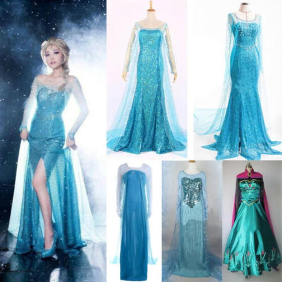 frozen elsa and anna dress