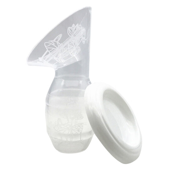 NEW Silicone Saver Suction Breast feeding Manual Milk Bottle Pump Baby Feeding