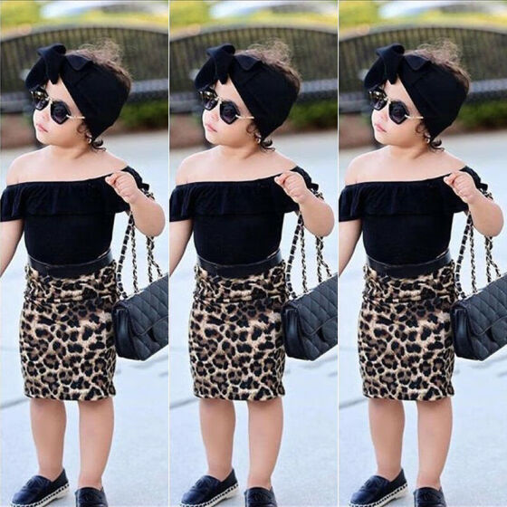 baby girl leopard outfits