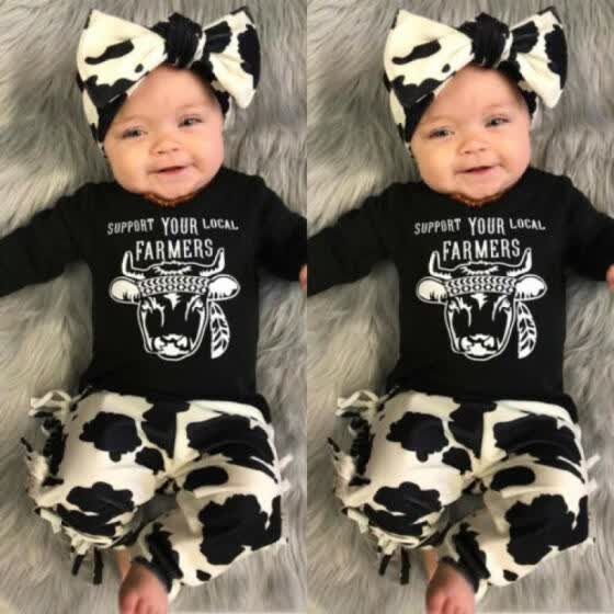 baby boy cow clothes