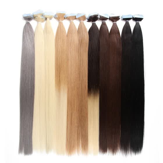 Shop Unice Hair 50g Remy Glue Skin Weft Tape In 100 Brazilian