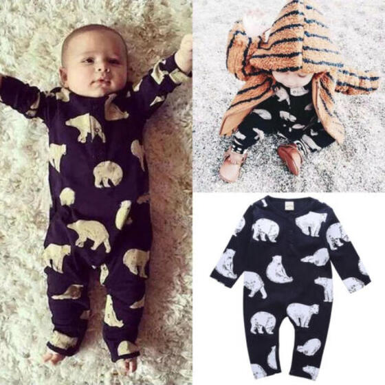 Infant Baby Girls Boys Cotton Linen Romper Jumpsuit Bodysuit Playsuit Outfits US