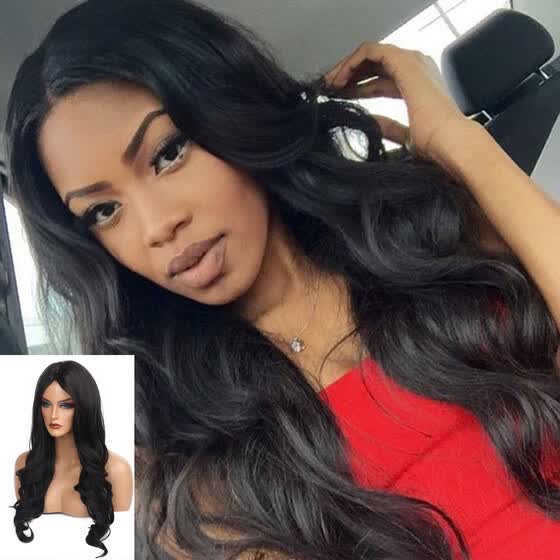 Shop Follure Long Loose Wavy No Lace Front Wig Curly Full