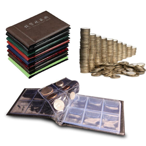 Hotop 120 Pockets Coin Holder Collection Coin Storage Album Book For Collectors,