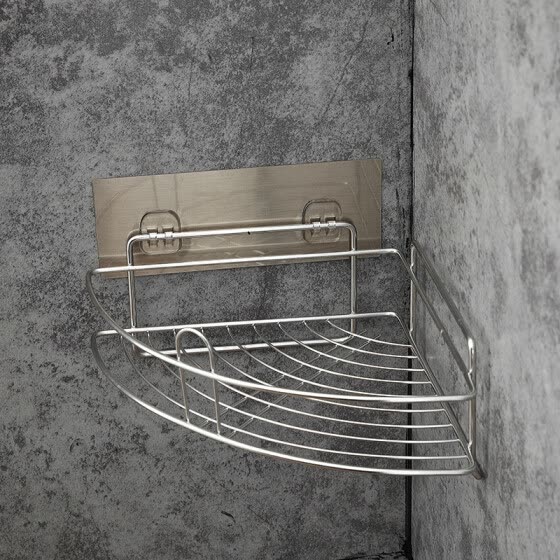 Shop Stainless Steel Bathroom Corner Shelf Rack Caddy Storage Bath