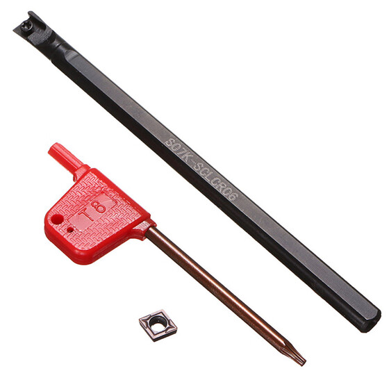S07K-SCLCR06 7x125mm Lathe Turning Tool Holder Boring Bar For CCMT0602 Inserts