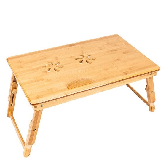 Shop Portable Bamboo Laptop Desk Serving Bed Tray With Drawer